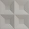 Ekena Millwork 11 7/8in. W x 11 7/8in. H Swindon EnduraWall Decorative 3D Wall Panel Covers 0.98 Sq. Ft. WP12X12SWCDB - alternate 6